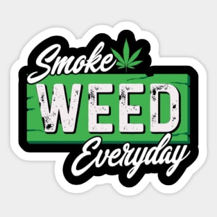 Smoke WEED Everyday Sticker